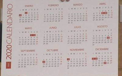 PUBLICACIÓN CALENDARIO LABORAL MADERA COMUNIDAD DE MADRID 2020.